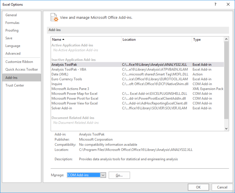 How to Enable PowerPivot in Excel 2016 or Later - SQLNetHub